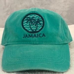 TBL for Jamaica on Green Adjustable Travel & Beach Baseball Cap